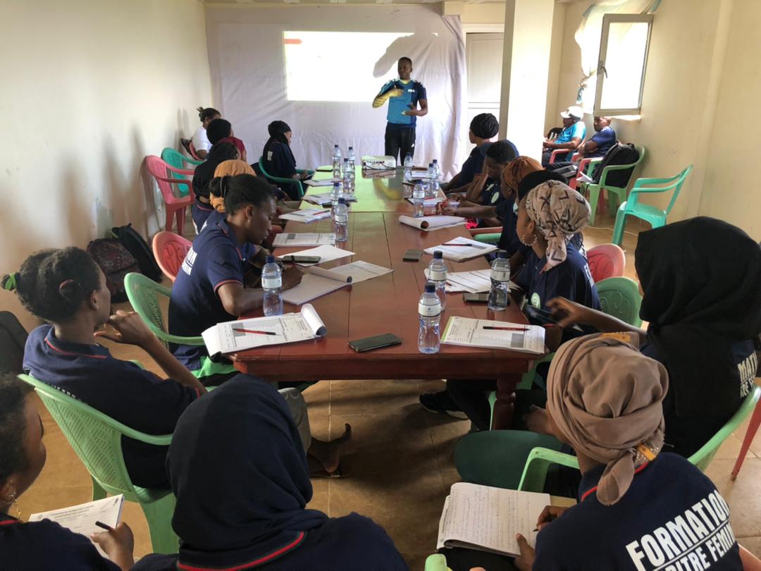 image 20 femmes arbitres en formation à Anjouan
